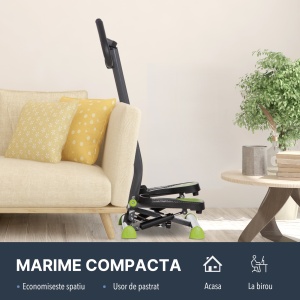 Stepper Fitness – Cu Maner Reglabil, Monitor LCD & Pedale Sigure - Img 6