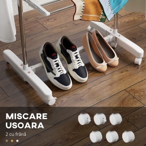 Suport de Uscat Rufe – Inox, 3 Etaje Reglabile Premium - Img 7