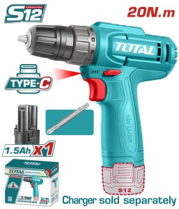 TOTAL - MASINA DE GAURIT - 12V -1.5AH - LED LI-ION (INCLUDE ACUMULATOR 1.5Ah)