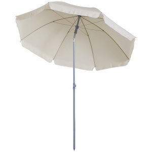 Umbrela de Gradina cu Acoperis Reglabil Φ220, Crem alb - Img 1