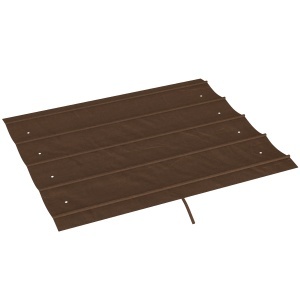Acoperiș Pergolă Retractabil, Copertină pentru Umbră, UV30+, Gri Închis - Img 1
