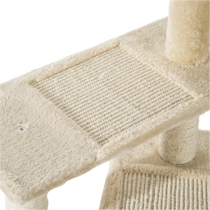 Ansamblu de joaca pentru Pisici pe mai multe niveluri Stalp de zgariat din Sisal Platforme si Cusca - Img 9