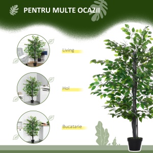 Arbore Artificial Banyan 145 cm – Decor pentru Interior & Exterior - Img 4