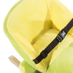 balansoar dragon copii 60x33x45cm, verde si galben - Img 9