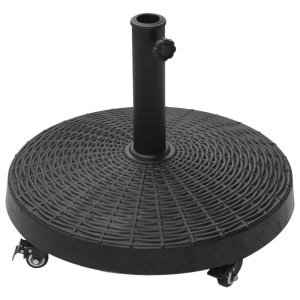 Baza Umbrela 38‑48 mm Negru Rasina+Otel 52×41 cm - Img 1