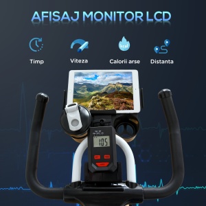 Bicicleta Spinning – 8 kg Volant pentru Fitness Acasa - Img 4
