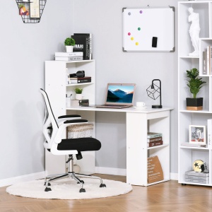 birou modern cu biblioteca 120x55x120cm - Img 2