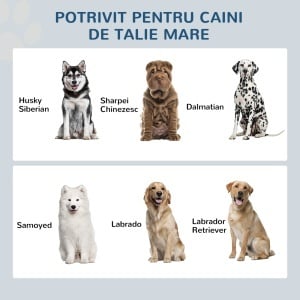 Boluri Înălțate pentru Câini din Lemn cu Sertar pentru Obiecte, 60x30x36 cm, Negru - Img 4