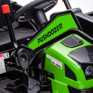 Buldozer Jucarie pentru Copii 3-5 Ani, Verde - Img 8