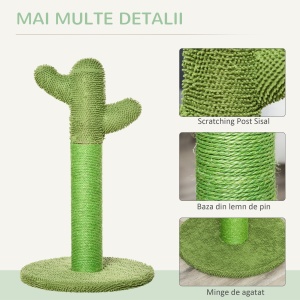 Cactus de Zgariat pentru Pisici 40×40×65 cm - Img 5
