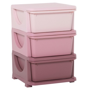 Comoda pentru depozitare Organizare Baie Polipropilena, 37x37x56.5, Multicolor Ros - Img 1