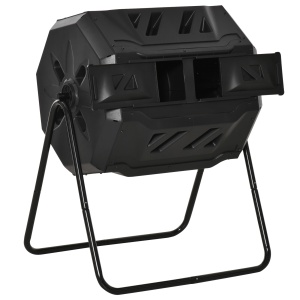 Compostor Gradina & Balcon 71×65×96 cm – Tambur Rotativ pentru Deseuri - Img 1
