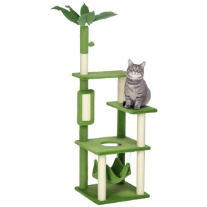 Copac pentru Pisici 142 cm – Hamac, Turn & Stalp de Ascutit - Img 1