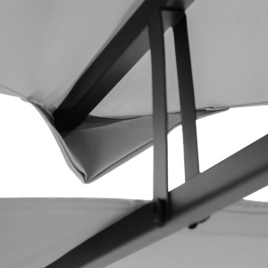 Copertina pentru cort 4x3 m cu 2 niveluri, gri deschis - Img 7