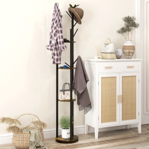 Cuier Rotativ Industrial – 4 Rafturi & 8 Carlige, 175 cm - Img 2