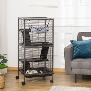 Cusca Rozatoare 52×52×113,5 cm – 4 Nivele & Tava Detasabila - Img 2