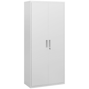 Dulap Birou Metalic 80×40×180 cm – 5 Niveluri cu Rafturi Reglabile