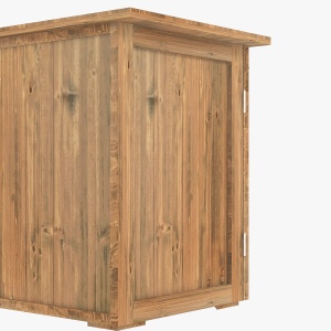 Dulap de Exterior din Lemn cu 2 Uși, Căsuță de Grădină pentru Unelte cu Acoperiș Impermeabil, 77x55x72 cm, Maro - Img 8