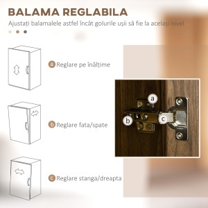 Dulap Modern – Lemn cu 3 Sertare & Dulapioare - Img 6