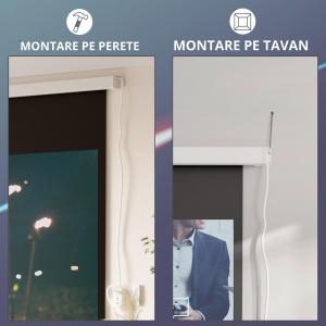 Ecran Proiector 100” – Montaj Pe Perete sau Tavan - Img 7