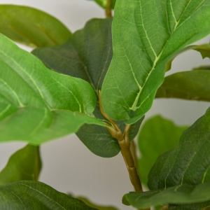 Ficus Artificial 130 cm de Interior si Exterior, Planta Artificiala cu efect Realist cu 78 de Frunze - Img 9