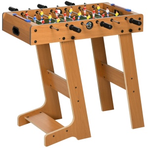 Fotbal- Biliard pliabil compact din lemn cu 18 jucatori, 69x37x70cm - Img 1