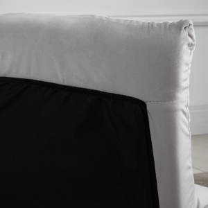 Fotoliu Relax pentru Podea – Spatar 180°, Gri Deschis - Img 9