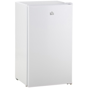 Frigider independent sub masa de 91 litri cu cutie de racire, usa reversibila, termostat reglabil, lat de 47,5 cm, Alb