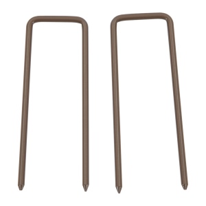 Gard de Grădină cu Lățime Reglabilă, Gard de Grădină Multifuncțional din Metal și Aluminiu, 300x31x103,5 cm, Maro Închis - Img 9