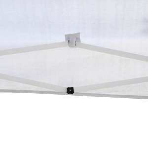 Gazebo Pliabil pentru Grădină - Alb, 2.95x2.95m, cu Accesorii Incluse - Img 5