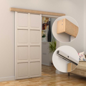 Kit Feronerie Rustic – 6 Piese pentru Usi Glisante din Lemn - Img 2
