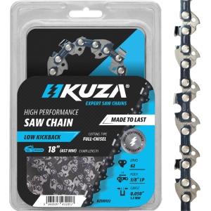 KUZA - Lant pentru drujba, Lungime 18", pas 3/8" LP, grosime 050"-1.3 mm, 62 Zale, 1 lant/pachet