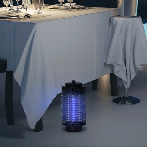 Lampă Antițânțari cu Lumină UV, 3W, pentru Interior și Exterior, Negru - Img 2