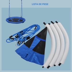 Leagan Rotund Copii 100×180 cm – Utilizare Interior & Exterior - Img 4