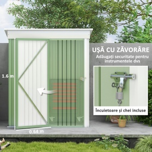 Magazina Gradina Mica – Otel Verde, Cu Usa Blocabila - Img 7