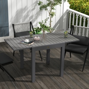 Masa Extensibila pentru Terasa , cu 4-6 Locuri, 81-162 cm - Img 2