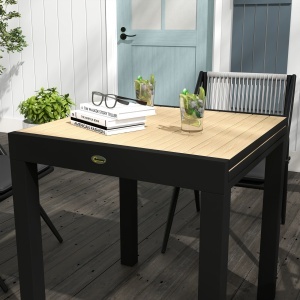 Masă extensibilă pentru terasă, cu 4-6 locuri, 81-162 cm - Img 9