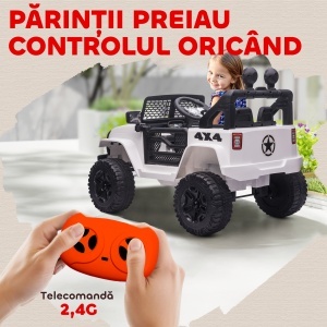 Masina Electrica Copii Jeep 12V – 2 Viteze & Telecomanda - Img 5