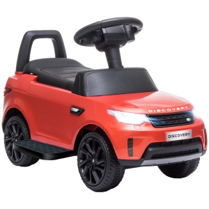 Mașinuță Electrică pentru Copii 18 Luni-5 Ani cu Licență Land Rover cu Muzică, USB și MP, 65x43x40 cm, Roșu - Img 1