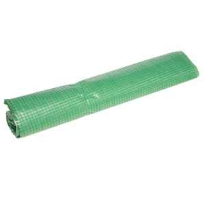 Mini Seră Portabilă cu Uși Mari cu Fermoar și Acoperiș din PE pentru Protecție Împotriva Apei/UV, 180x90x90 cm, Verde - Img 9