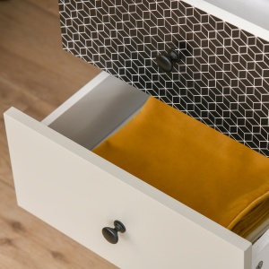 Mobila Comodă cu 5 sertare Mobilier modern pentru casa dimensiune 39.5x39.5x110 cm - Img 8