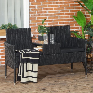 Mobilier de Terasa pentru 2 Persoane cu Masa de Ceai - Img 2