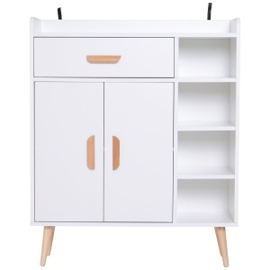mobilier multifunctional, 80 x 29.5x96cm alb - Img 8