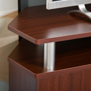 mobilier pentru TV, 2 rafturi, 120x39.5x52cm, maro - Img 8