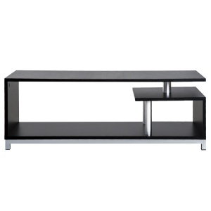 Mobilier TV din Lemn, Negru, 114x40x40.5cm - Img 9