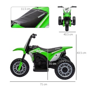 Motocicleta Copii 6V – Honda CRF450RL cu 3 Roti, Lumini & Sunete - Img 3