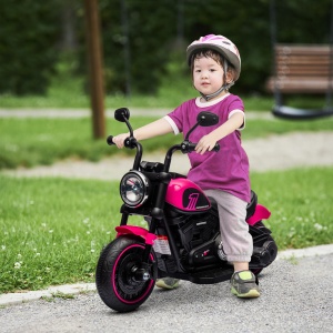 Motocicleta Electrica Copii 18‑36 Luni – Cu Faruri & Roti Suplimentare - Img 2