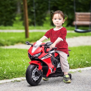 Motocicleta Electrică Copii 6V 3 km/h pentru Copii 3-5 ani - Roșie - Img 2
