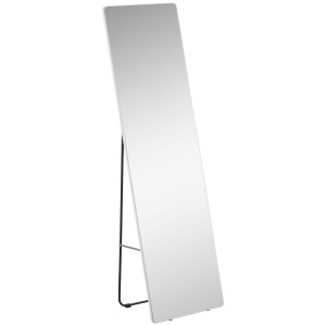 Oglinda de toaleta, suspendata sau inclinata, din aliaj de aluminiu, argintiu - Img 1