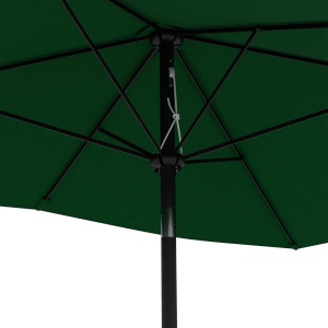 Ombrellone da Giardino 2x3m Inclinabile e Apertura a Manovella Grigio - Img 9